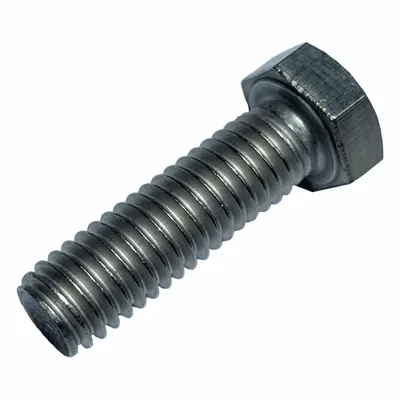 ALLIED TITANIUM Hex Head Cap Screw: Titanium, Grade 2, Plain, 3/8"-16, UNC, 1 1/4 in lg - Titanium Hex Head Cap Screws