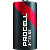 Battery: C, Premium, Alkaline, 1.5V DC, Procell Intense, 12 PK (MPN PX1400)