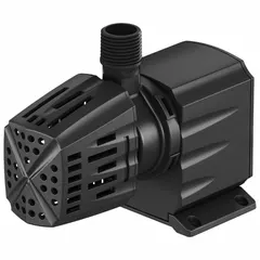 The ATLANTIC MD250 is a magnetic induction pump with a plastic housing and totally enclosed motor. It delivers 250 GPH at a 6 ft max head, with 3/4 in MIPT intake and discharge connections. Suitable for circulating water in small ponds, waterfalls, fountains, and decorative water features.