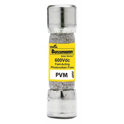 BUSSMANN Solar Fuse: PVM Series, Fast-Acting, 4 A - Fast-Acting Cylindrical Fuses