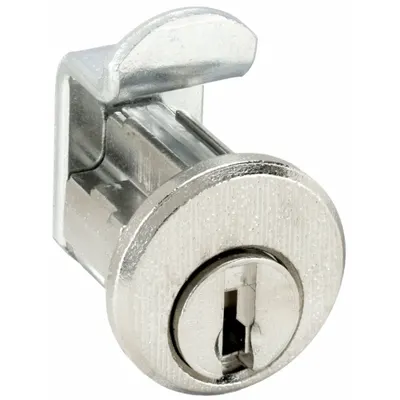 COMPX NATIONAL Cam Lock: Std Keyed Cam Lock, Keyed Different, Zinc Die-Cast, Nickel - Keyed Cam Locks