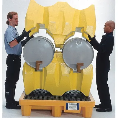 ULTRATECH Complete Rack System: 4 Drums/Containers, Complete Rack System - Modular Drum Dispensing Racks