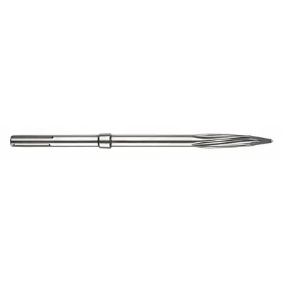 BOSCH Self Sharpening Chisel Bit: 1 in Head Wd, 16 in Overall Lg - Self-Sharpening Chisel Bits for SDS-Max Hammer Drills