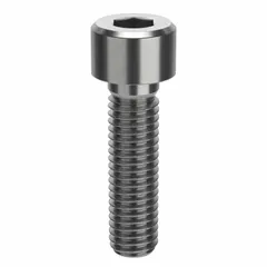 Metric standard socket head cap screw with M8x1.25 thread, 30 mm length, and 6 mm drive size. Made from 316 stainless steel (H5) with plain finish and right-hand thread. Suitable for general fastening applications requiring corrosion resistance.