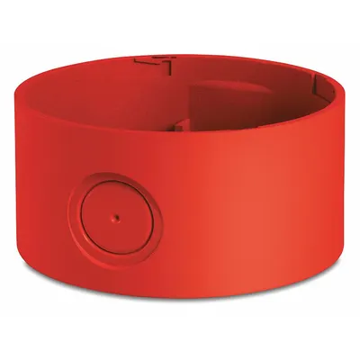 FEDERAL SIGNAL SLMBD-012-024R Surface-Mount Warning Light Base, Red - Surface-Mount Warning Light Bases