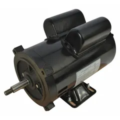 Totally enclosed fan-cooled motor designed to power straight centrifugal pumps in fluid-handling systems. Rated 1 hp, 115/230V AC, compatible with model 4JMV7. Suitable for water circulation, irrigation, and process transfer applications.
