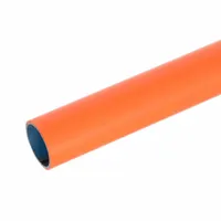 FLEXPIPE Steel Framing Pipe: Steel Framing Pipe, Orange, 1 1/8 in Nominal Pipe Size, Steel, 96 in Lg (MPN P-96-OR)