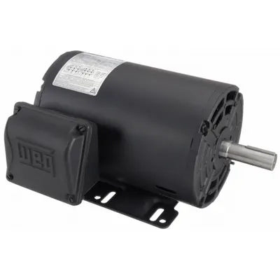 WEG General Purpose Motor: Rigid Base Mount, Open Drip Proof, 2 hp, 230/460V AC - Rigid Base 3-Phase General Purpose AC Motors