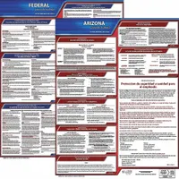 JJ KELLER Labor Law Poster: AZ, Spanish, Plastic, 20 in x 24 in, Federal and State Labor Law (MPN 200-AZ-1)