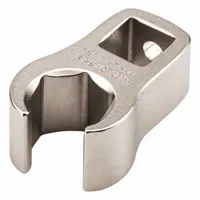 TEKTON Crowfoot Wrench: Steel, Satin Nickel, 3/8 in Drive Size, 1/2 in Head Size, 6 Points (MPN WCF15213)