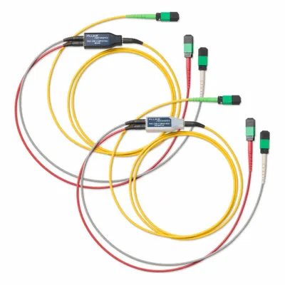 FLUKE NETWORKS Test Reference Cord Set: Test Reference Cord Set, CFM-TRC-S-MPO16U - Trace Kits for Fiber Optic Testing
