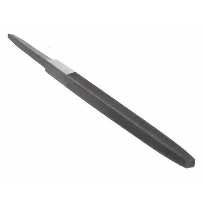 WESTWARD Square File: Square, Double-Cut, Safe Edge Cut, Second Cut, 4 in Lg without Tang - Double-Cut Square Files