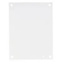 WIEGMANN Interior Panel: Back Panel Panel, 21 in Overall Ht, 13 in Overall Wd, Steel, Powder Coated (MPN NP2416)