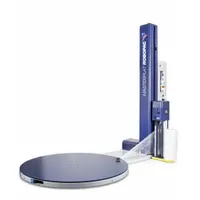 This semi-automatic stretch wrap turntable from ROBOPAC handles loads up to 48 inches in length, with a throughput of up to 30 loads per hour. It is designed for operator-assisted wrapping of pallet loads in warehouses and distribution centers