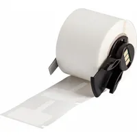 Wraparound Label: T-Shaped, 1 3/16 in x 25/32 in, Polypropylene, White ( Gloss) (MPN M6-1-8425-FT)