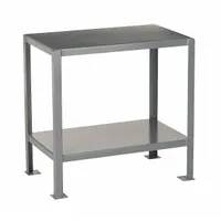 JAMCO Work Table: Fixed Ht, Steel, 36 in x 24 in, 2,000 lb Overall Load Capacity, Steel (MPN WS236GP)