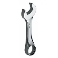 SK PROFESSIONAL TOOLS Combination Wrench: Alloy Steel, Chrome, 22 mm Head Size, 6 1/2 in Overall Lg (MPN 88122)