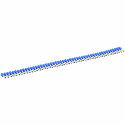 PANDUIT Wire Ferrule: 14 AWG Max Wire Size, Holds 1 Wire, Blue, Polypropylene - Insulated Ferrules