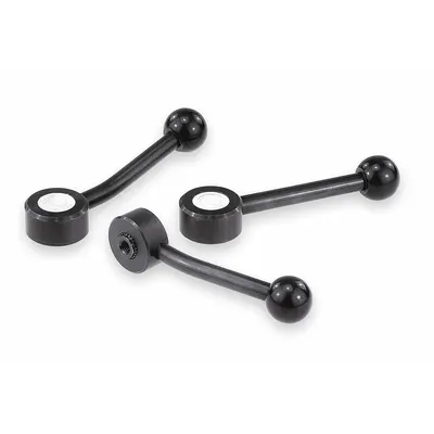 KIPP Low-Profile Adjustable Tension Lever with Threaded Hole - Low-Profile Adjustable Tension Levers with Threaded Hole