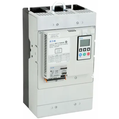 EATON Soft Start: 600V AC, 304 A Output Current, With Bypass, NEMA 1, 60/50 Hz - Eaton S811