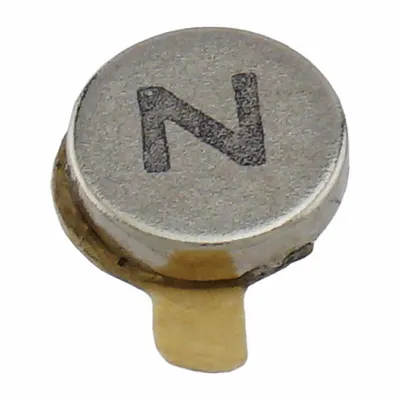 OEM Disc Rare Earth Magnet, 1/4 in OD, 0.06 in Thick, 0.95 lbf Pull, FTND25N - Disc Rare Earth Magnets