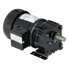 This Dayton parallel shaft AC gearmotor features a single output shaft and a totally enclosed fan-cooled (TEFC) enclosure. It delivers 90 RPM output speed with a maximum torque of 165 in-lb. Rated for inverter use, it draws 0.75 A full load current. Suitable for industrial applications requiring low-speed, high-torque operation such as conveyors and material handling systems.