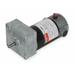 This Dayton parallel shaft DC gearmotor features a permanent magnet motor and TENV enclosure. It operates at 12V DC, delivering 9 RPM with a maximum torque of 50 in-lb. Input horsepower is 1/30 hp with a full load current of 2.1 A. Suitable for low-speed, high-torque applications such as conveyors and automated machinery.