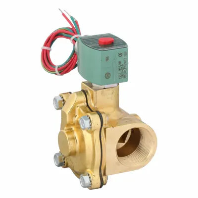 REDHAT Solenoid Valve: 2-Way, Normally Closed, 1 1/4 in Pipe Size, 110V AC/120V AC - 2-Way/2-Position, Normally Closed Solenoid Valves