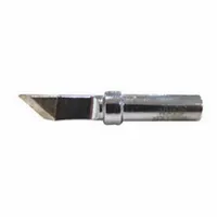 Knife-shaped soldering tip from the ET Series, with a width of 4.57 mm and length of 15.9 mm. Designed for use with the WELLER WEP 70 handpiece. Suitable for drag soldering and fine-pitch surface-mount component work