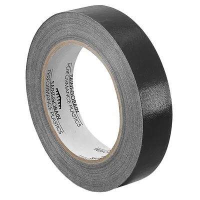 TAPECASE Cloth Tape: 1/2 in Wd, 36 yd Lg, 7 mil Thick, Silicone, Polyethylene Coated Cloth - PTFE Slick Surface Tape