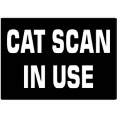 DUAL-LITE Sign Panel: CAT SCAN IN USE (MPN OBN-KIT DIFF SW23) - Safety