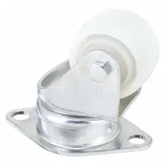APPROVED VENDOR P19S-N58K-DZ General Purpose Swivel Plate Caster, 6 in Wheel Dia, Nylon, Ball Bearing