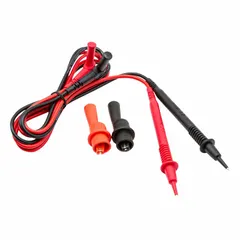 Alligator clip test lead kit rated for 1000 V maximum voltage and 10 A maximum current. Suitable for electrical testing and measurement with multimeters and other instruments in industrial, commercial, and field service environments.
