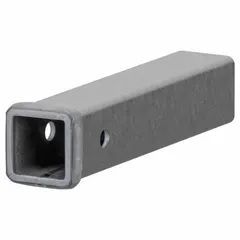 This steel receiver tube is designed for use with 2-inch hitch receivers. It provides a secure mounting point for hitch balls or other towing accessories. Suitable for towing applications on trucks, trailers, and tow vehicles.