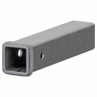 CURT 49120 Steel Receiver Tube, 12 in Length, 2-1/2 in Width - Receiver Tubes
