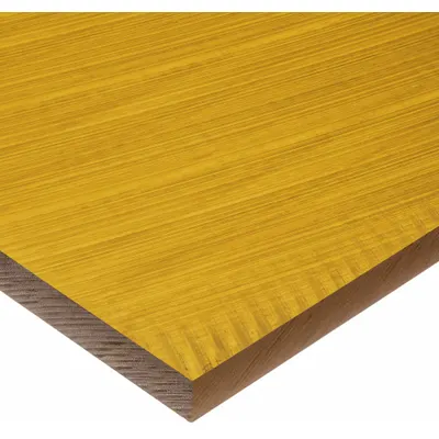PEI Sheet: 1 in Thick, 12 in x 24 in, Amber, Translucent, 15,200 psi Tensile Strength - PEI Sheets & Bars