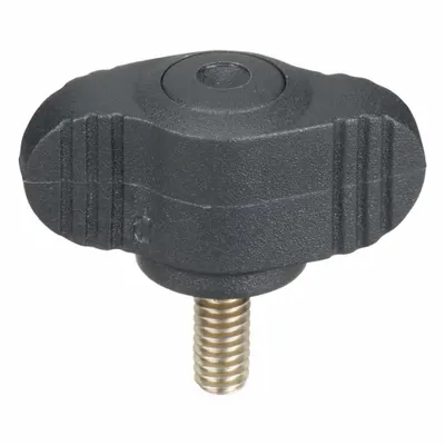 KIPP Wing Knob with Threaded Stud - Wing Knobs with Threaded Stud