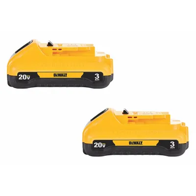 DEWALT DCB230-2 20V MAX* 3 Ah Lithium-Ion Battery 2-Pack - DEWALT Cordless Tool Batteries