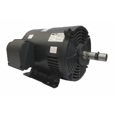 Dayton General Purpose Motor: Rigid Base Mount, Open Drip Proof, 5 hp, 230/460V AC - Rigid Base 3-Phase General Purpose AC Motors