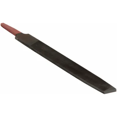 SIMONDS Mill File: Rectangular, Smooth Cut, 8 in Lg without Tang, 13/16 in Wd, 9/64 in Thick - Tapered Single-Cut Rectangular Files