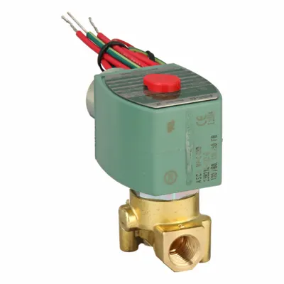 REDHAT Solenoid Valve: 2-Way, Normally Closed, 1/4 in Pipe Size, 110V AC/120V AC - 2-Way/2-Position, Normally Closed Solenoid Valves
