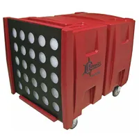 Air Scrubber: Polyethylene, Negative Air Pressure/Particulate Filtration, 2,700 cfm Max Airflow, Red (MPN G2102)
