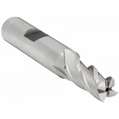 YG-1 Square End Mill: High Speed Steel, 4 Flute, 5/16" Mill Dia, 3/4" LOC - General Purpose High-Speed Steel Square End Mills