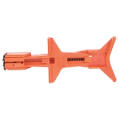 This fixed-tension tool is designed for nylon cable ties with a width range of 0.0945 to 0.189 inches. It applies consistent tension without adjustment, suitable for bundling wires and cables in electrical and industrial applications. The ergonomic plastic body facilitates one-handed operation.