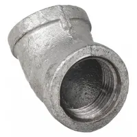 APPROVED VENDOR Metal Pipe Elbow: 45° Elbow, 3 in x 3 in, Female NPT Threaded x Female NPT Threaded