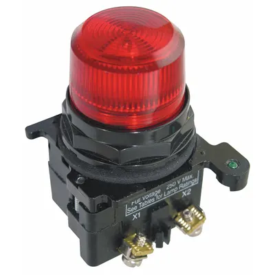 EATON Pilot Light: 30 mm Panel Mounting Size, Red, LED - LED Pilot-Lights