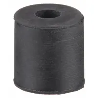 Bumper Door Stop: Door - Mounted, 5/8 in Wd, 3/4 in Overall Ht, Black (MPN 2804-017)