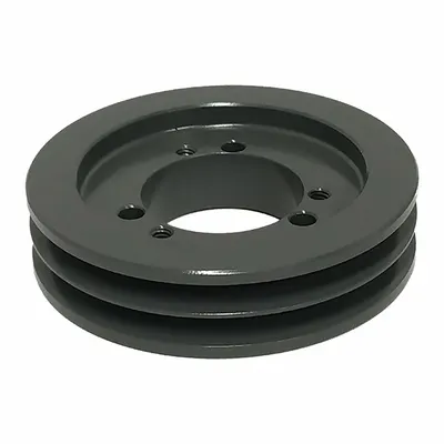 OEM Cast-Iron V-Belt Pulley, Bushed Bore, JA, 2 Grooves, 2.5 in OD, 23V250JA - Bushed-Bore Cast-Iron V-Belt Pulleys