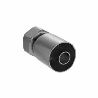 PARKER Hydraulic Crimp Fitting: Steel x Steel, Straight, -10 For Hose Dash Size, Female x Genderless (MPN 1C343-18-10)