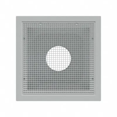 AMERICAN LOUVER Eggcrate Grille: Egg Crate Grille, White, Smooth, Plastic, 23 3/4 in H - Lay-In Grilles